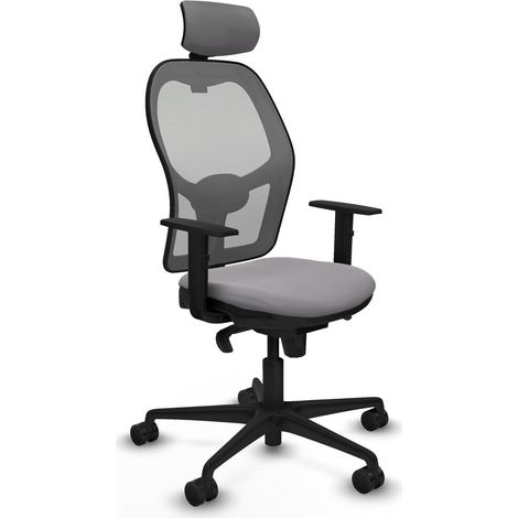 Sedia Ufficio con Poggiatesta Jorquera Piqueras y Crespo 1D036N2 Grigio (1/5)
