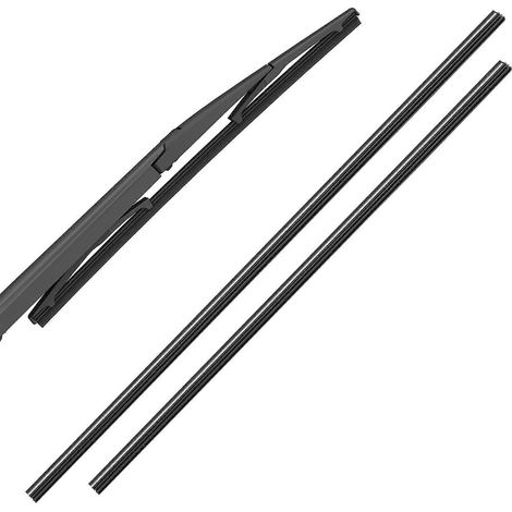 bandes d'essuie-glace en caoutchouc pour voiture 24" / 26" (noires)-Black (1/2)