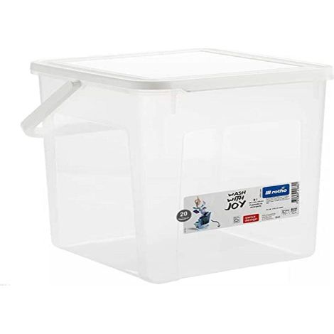 Contenitore per polveri Rotto de contenitore per polveri 5kg 9l 9l trasparente mark (1/2)