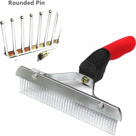 Peigne extra-large pour animaux de compagnie, brosse de toilettage, outil de démêlage, peigne de beauté pour grands chiens (Golden Retriever, Husky, Berger Allemand). (1/5)