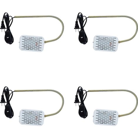 4 lampes chauffantes pour cage à oiseaux, éclairage d'ambiance naturelle simulé, anti-morsure, pour perroquets (1/5)
