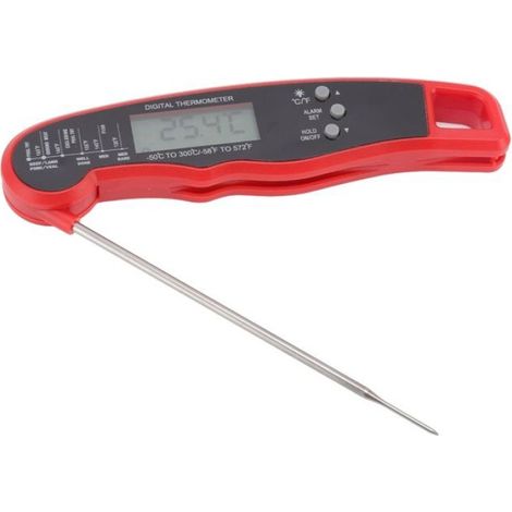 Thermomètre À Viande - Étanche - Lecture Instantanée - Plage -50 À 300 ℃ - Pour Barbecue Cuisine Extérieur - 1 Pièce (1/5)