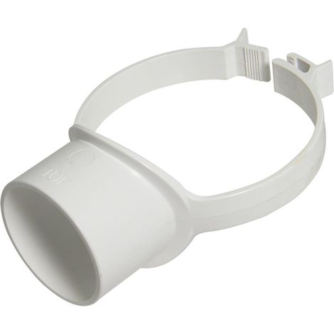 FloPlast 110mm Soil Strap Boss White (1/2)