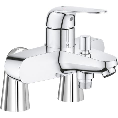Mezclador mecánico de baño GROHE Swift con racores de conexión Idro'Flex (1/4)