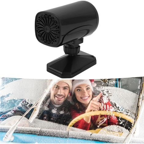 Chauffage et Ventilation pour Voiture 150W - Double Mode Chaud/Froid, Rotation 360°, Dégivrage et Démystification Portable, Matériel ABS, 12V (1/5)