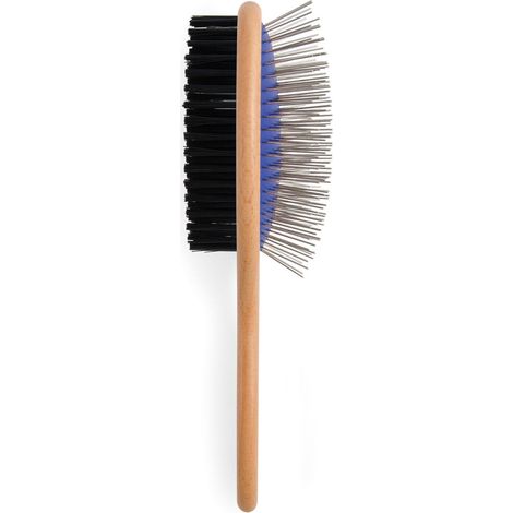 Ancol Wooden Handle Double Sided Brush - sml - 39166 (1/4)