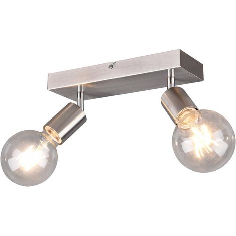 Spot da Interno   in Metallo Nickel Opaco