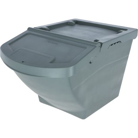 Kerbl Futterbox stapelbar mit Deckel – 60 Liter (57,8 x 39 x 49 cm) 3210253