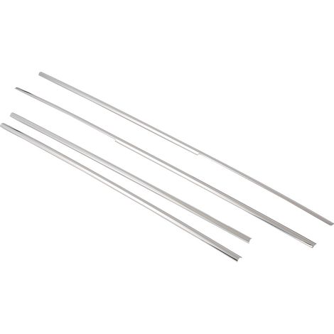4 pièces baguettes de finition pour rebord de fenêtre en acier inoxydable compatibles avec Land Rover Defender 2020-2021 (1/5)