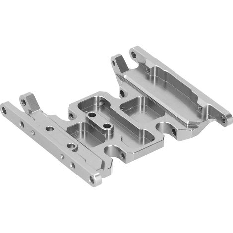 Support de boîte de vitesses en alliage d'aluminium, compatible avec les voitures RC Axial SCX10 II 90046, 90047 et 90075. (1/5)