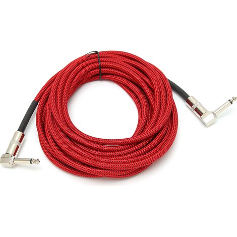 Câble audio pour guitare JORINDO, 6,35 mm (1/4 po), cordon de connexion pour instrument de musique, 6 m / 19,7 pi, JD6208 (1/5)