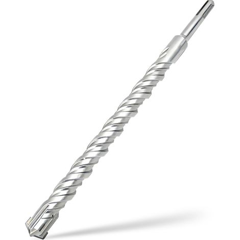 Foret SDS Plus 20mm x 300mm,avec 4 taillants en carbure et double vis,pour pierre naturelle,béton (1/5)