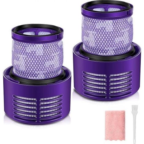Filtres pour Dyson V10 Sv12, Morpilot 2 filtres pour Dyson Cyclone V10 Sv12 Series V10 Absolute Animal Motorhead Total Clean, 2 pack Repl (1/3)