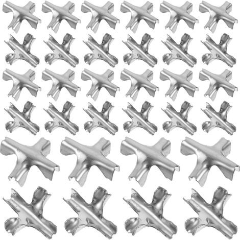 Lot de 100 boucles croisées filets sécurité invisibles (1/5)