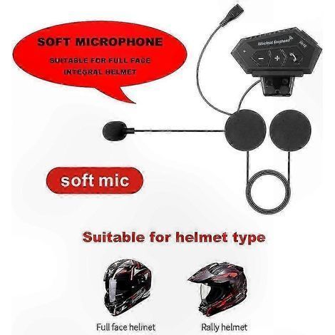Écouteurs sans fil pour casque de vélo avec son stéréo et réduction du bruit pour les cyclistes (1/5)
