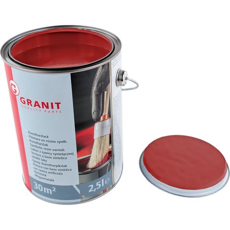 Lack Signalrot RAL 3001 Wilckens Granit 2,5 l Dose (1/2)