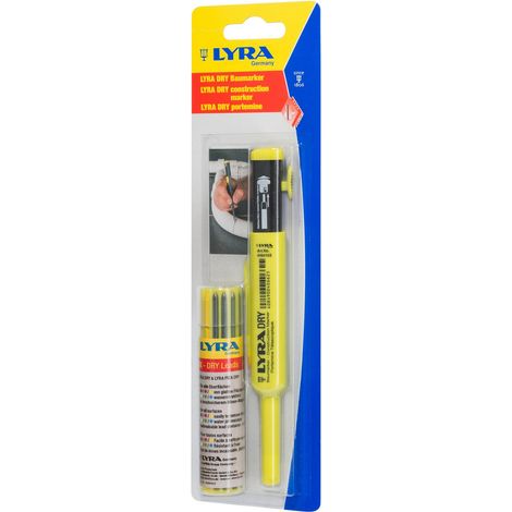 Lápiz de grafito Lyra Dry + estuche de 12 minas de grafito 2B LYRA
