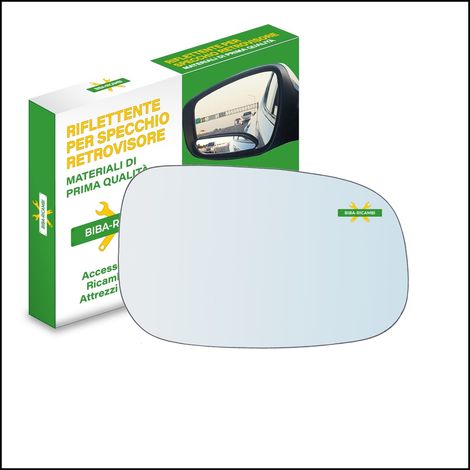 Vetro specchio retrovisore lato dx-passeggero per volvo v50 (545) solo dal 2007-