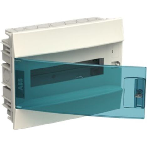 Centralino da incasso ABB con porta trasparente 12 moduli DIN 41A12X12