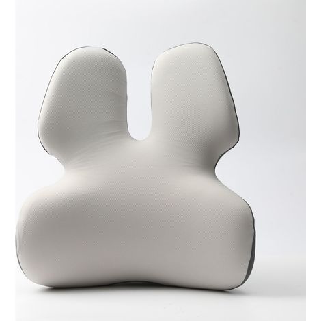 Coussin lombaire pour chaise de bureau, coussin de soutien lombaire ergonomique orthopédique, soulagement de la douleur, coussin de soutien dorsal en mousse à mémoire de forme pour voiture et maison, (1/5)