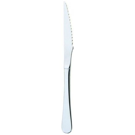 2 CUCHILLOS CHURRASCO LISO 18/0 (BL - FLORES CORTES
