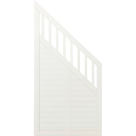 Plus Zaun Nostalgie 90 x 180/95 cm RAL 9010 Weiß