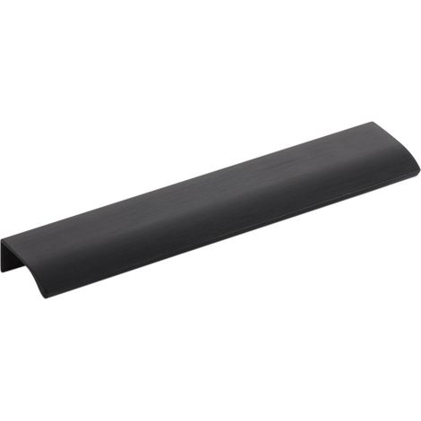 Griffleiste Möbelgriff Edge Straight LA 2x80mm L 200mm Alu schwarz matt (1/5)