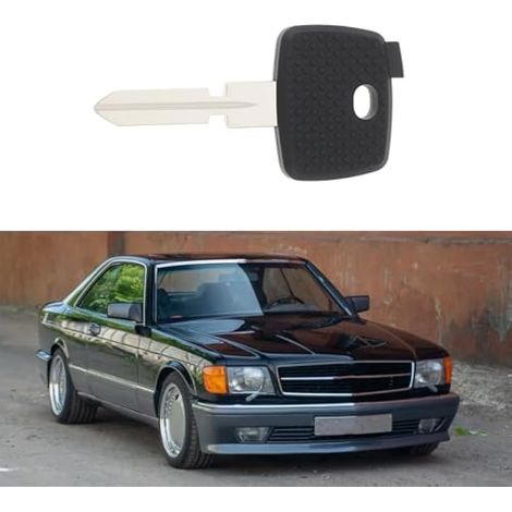 Lot de 2 Lames de Clé Vierges HU39 Compatible avec Mercedes W126 W124 W107 R129 Et Classe E Classe S Classe SE Classe SL (1/4)