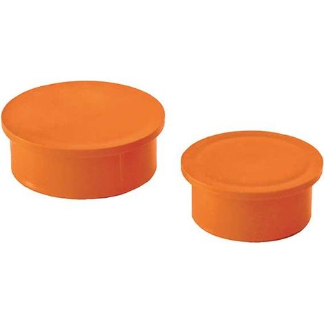 Tappo ad incastro in pvc : Colore - Arancio, Diametro - 100