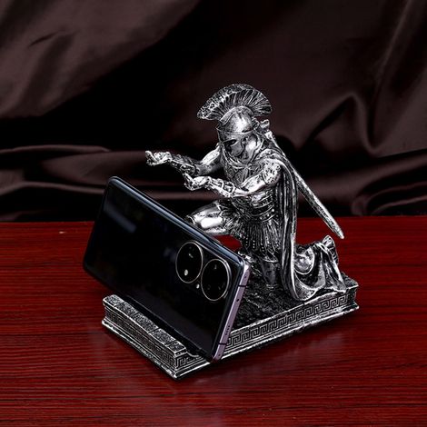 1 pièce Ofiedx Statue de chevalier romain exécutif Porte-stylo Ornement de bureau W288-AS (1/5)