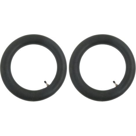 Un jeu de deux chambres �� air de v��lo, de taille 2,50/2,75-10 pouces, avec valves droites, en caoutchouc r��sistant aux crevaisons, convenant aux pneus et accessoires de moto 49 50 70.