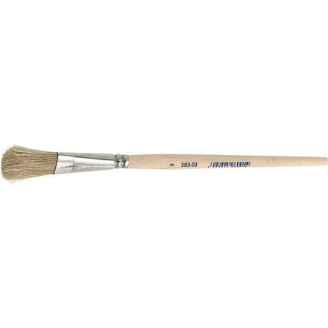 Emaille-Lackpinsel helle Chinaborste Gr. 0, Breite 10mm (1/3)