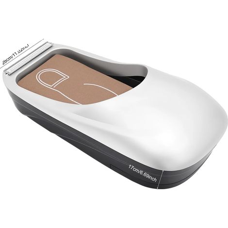 Schuhfilmmaschine, vielseitige Schuhkompatibilität, 500 Anwendungen pro Rolle, Silber (1/2)