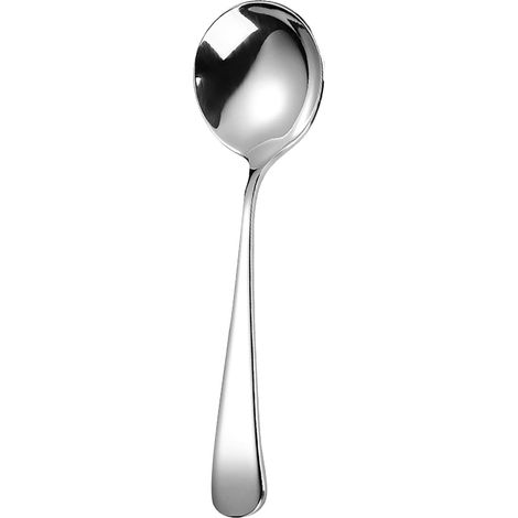 Cuillère À Soupe - Acier Inoxydable - Longueur 15,7 cm - Poignée Allongée - Usage Cuisine Maison Et Extérieur - 1 Pièce (1/5)