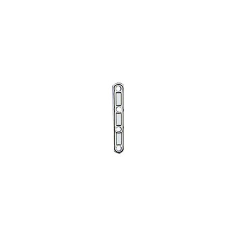 Lastrine diritte Inox 100 x 15 mm. - 2 pz.