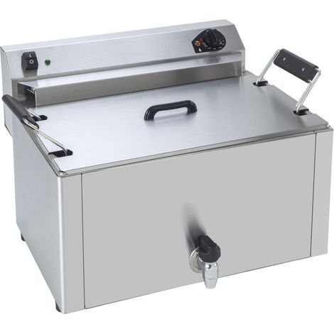 Friteuse pâtisserie - 16L - Température 0/+180°C - Cuve amovible - Robinet vidange - Saro