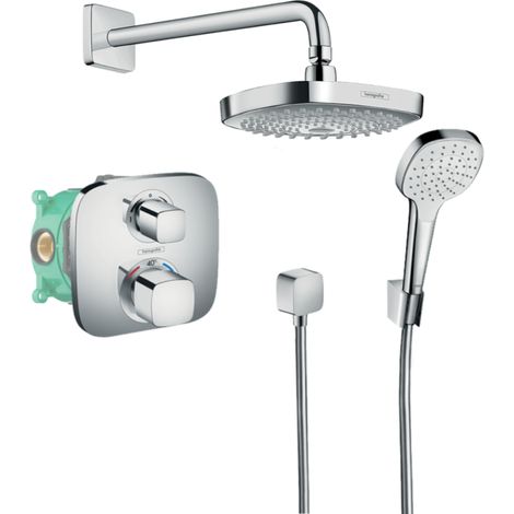 HANSGROHE Croma Select E columna de ducha termostática empotrada (1/5)