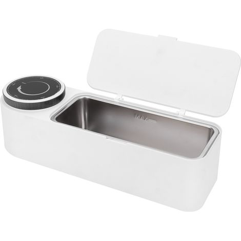 Mini nettoyeur à ultrasons haute fréquence, cuve de 650 ml, MK188, blanc, prise européenne, 220-240 V CA (1/5)