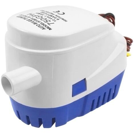 Pompe de cale automatique 12V 750GPH/ 47LPM avec interrupteur à flotteur (1/5)