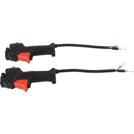 Câbles accélérateur et interrupteur poignée – Lot de 2 pièces compatibles Stihl FS75, FS80, FS85 – montage facile (1/5)