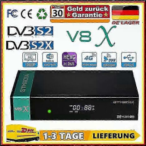 Récepteur satellite HD DVB-S/S2/S2X Sat H.265 PVR Scart HDMI (1/5)