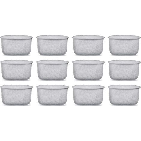 12 Wasserfilter, granulierter Aktivkohlefilter, für Filterkaffeemaschinen, Modell BrewSense (1/5)