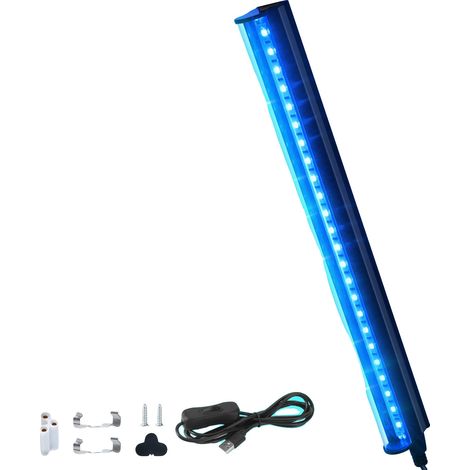 Lampada abbronzante UV, angolo regolabile, design portatile, 1 pz 8W, 395nm-a (1/2)