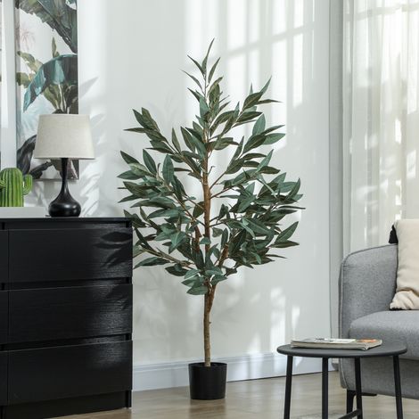 Arbre artificiel 150 cm verte en laurier balcon de bureau à domicile Chambre décoration