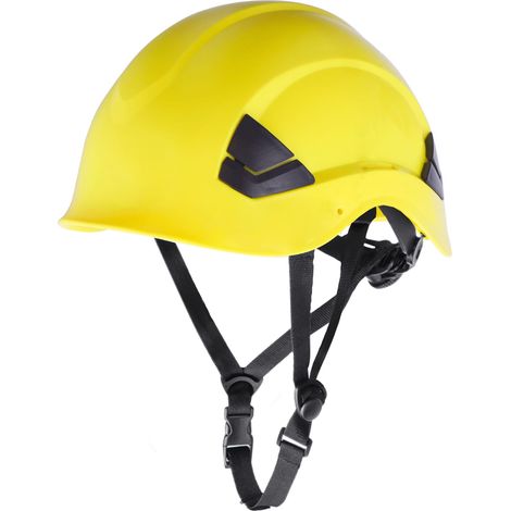 Sallet gelber Schutzhelm für Arbeiten in der Höhe (1/3)