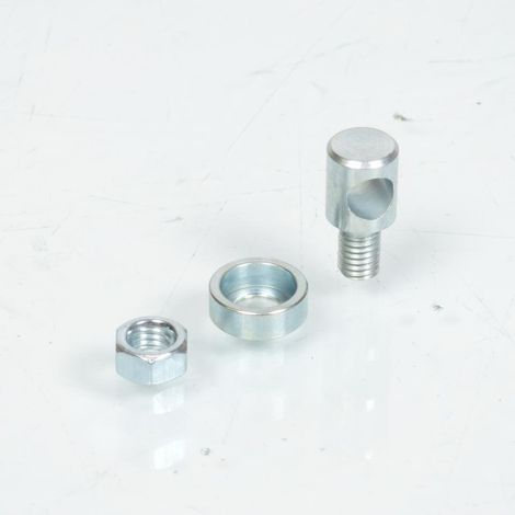 Serre tringle de garde boue Ø5 x L8mm pour mobylette cyclomoteur (1/4)