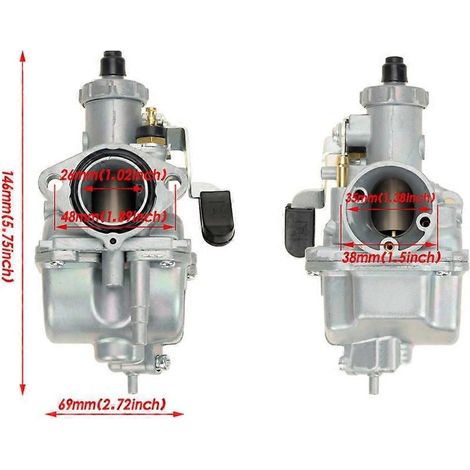 kigbf-VM22 26mm Carburetor Air Filter Intake Pipe Kit for 110Cc (1/5)