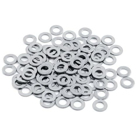 100 Stück Unterlegscheiben aus Edelstahl 304, Schraubenreparaturset für M3, M4, M5, M6, M8 und M10, Heimwerkerwerkzeug (1/3)