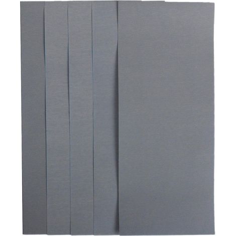 5 feuilles de papier de verre à grain mixte (humide et sec) pour bois assorti, 2000, 2500, 3000, 5000 et 7000 (1/5)