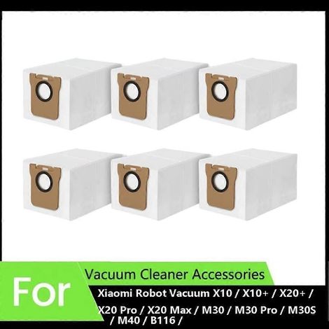 Staubbeutel für Xiaomi X10 / X10+ / X20+ / X20 Pro / X20 Max / M30 / M30 Pro / M30S / M40 / B116 / C102CN Saugroboter
